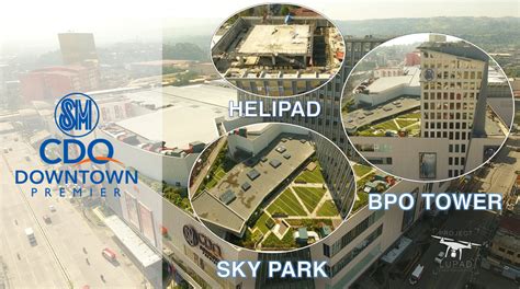 Sky Park, Helipad and BPO Tower of SM CDO Downtown .